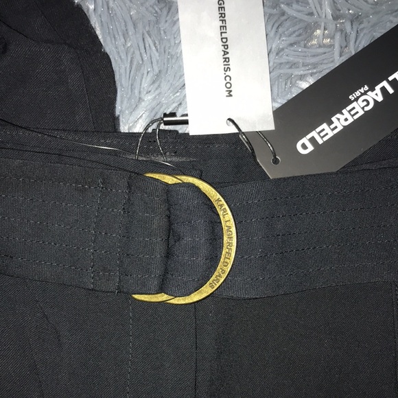 Karl Lagerfeld Pants Women’s Size 16 Black Rayon NWT - Picture 3 of 6